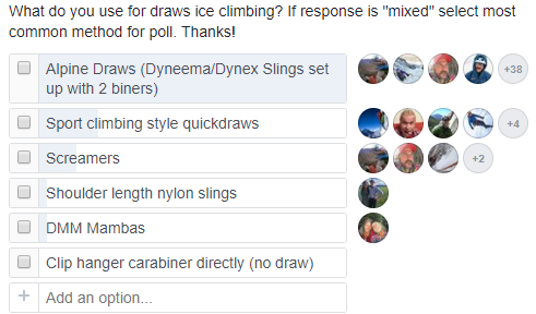 Tech Tip- Alpine Draws vs Sport Draws for Ice Climbing | Northeast ...
